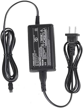 Replacement for Sony HandyCam HDR-XR500V Camcorder Power Supply Cord Cable AC DC Adapter Charger