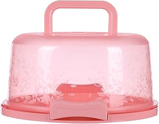 Ankexin Sturdy Cake Removable Cupcake Tray Secure Snap Locks Cake Container Foldable Handles Pastry Macaroons Boxes Macaroon