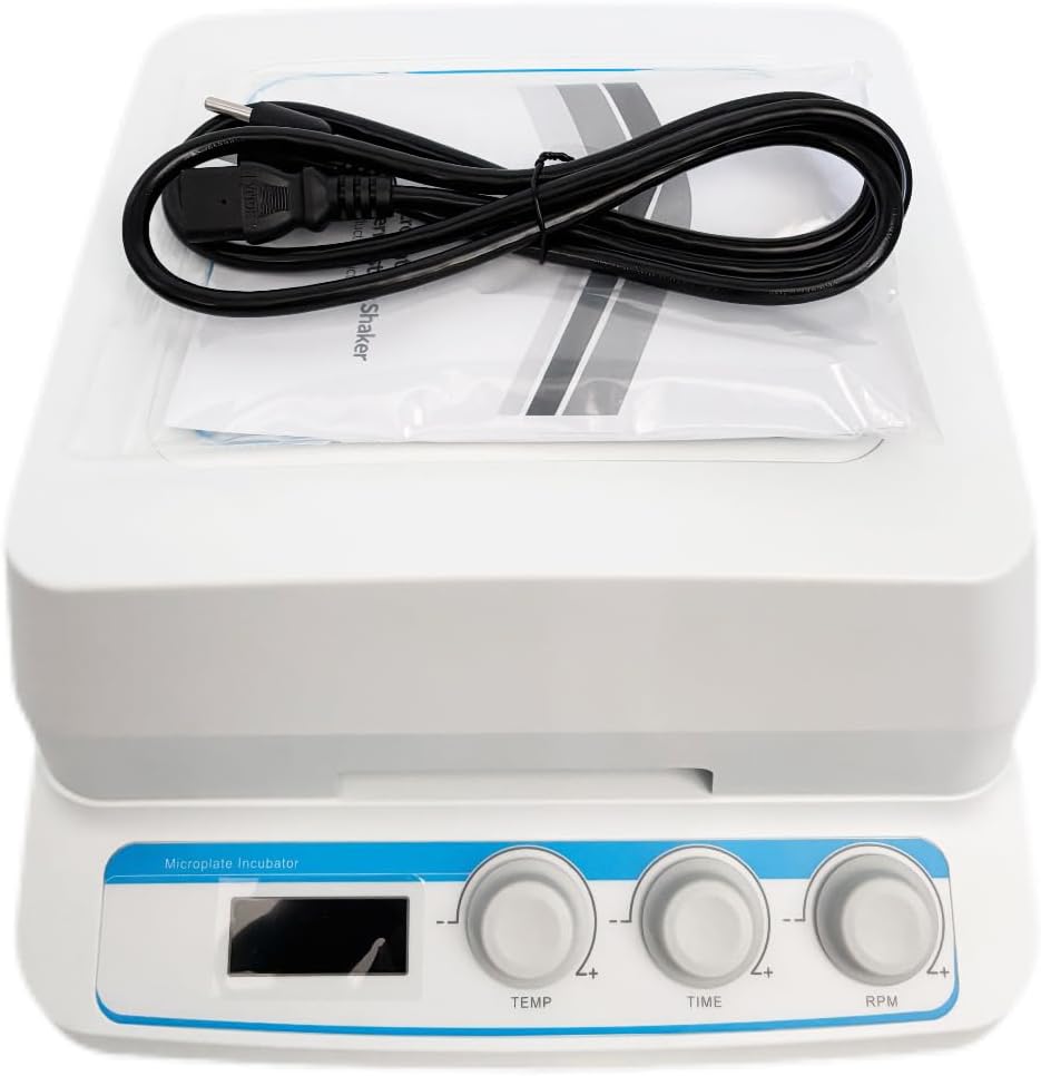 Microplate Thermo Incubator MicroPlate Shaker Thermoshaker with Capacity 2 Microtiter Plates or Deep Well Plates Speed Range 200 to 1600rpm Temperature Control Accuracy ≤±0.5°C