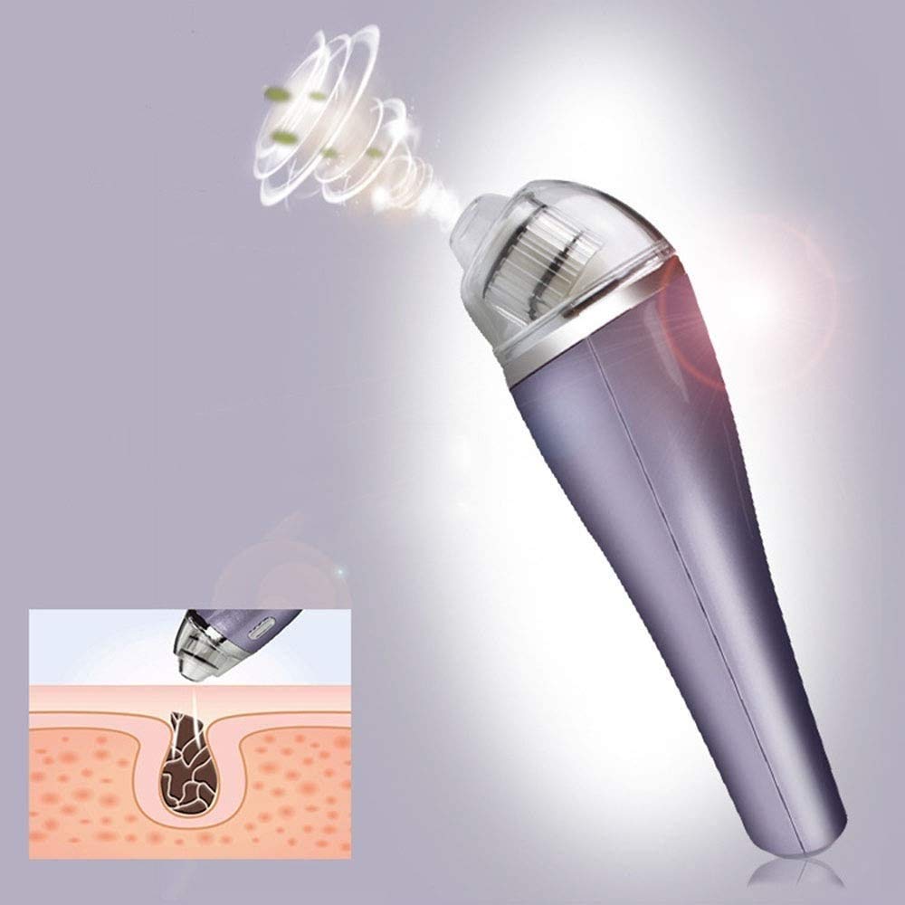 BlackHead Vacuum Remover Electric Pory Vacuum Blackhead Memorial Blackhead Extractor Succión herramienta de succión Limpiador de poros con 4 sondas de succión de cabeza negra para la piel facial