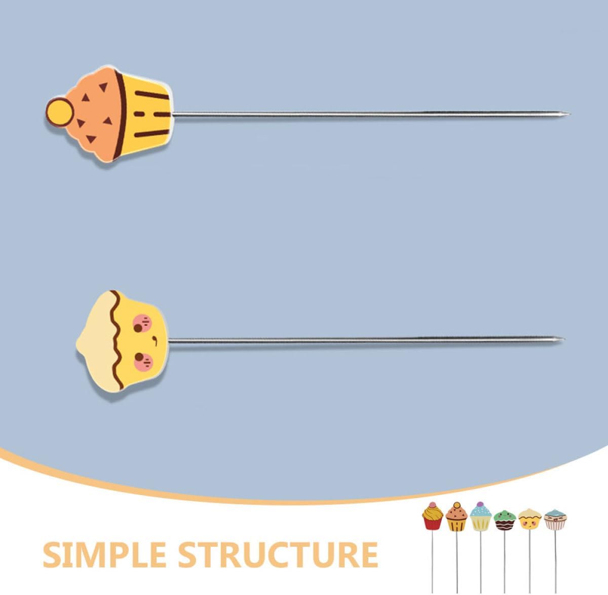 Cake Testing Sticks Stainless Steel Baking Tester Needles for Accurate Cake and Bread Doneness Detection Kitchen Tool