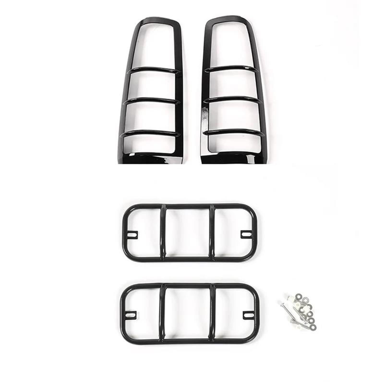 Per Suzuki Per Jimny 2007-2017 Copertura Decorativa Fanale Posteriore Auto Accessori Esterni luci coda Coperture(1 set)