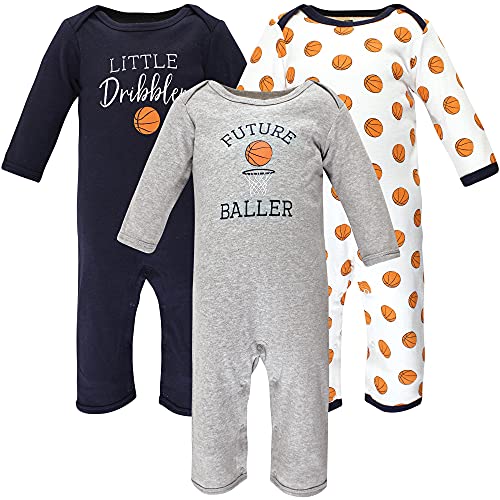 Image of Hudson Baby baby-girls Cotton Coveralls
