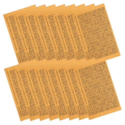 VOSAREA Financial Goal Stickers: DIY Euro Savings Jar Number Labels Educational Money Bank Decor