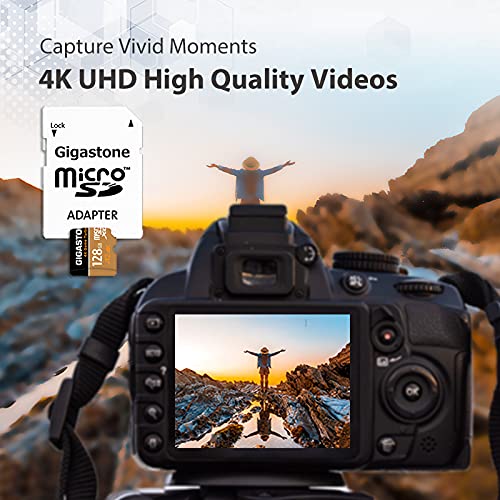 Gigastone 4K Game Turbo 128GB MicroSDXC Speicherkarte und SD Adapter mit A2 App-Leistung bis zu 100/50 MB/s, Kompatibel mit Switch, UHS-I U3 Klasse 10 (5 Jahre kostenlose Datenwiederherstellung) – Bild 5