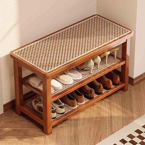 Banc à chaussures gain de place et durable avec assise confortable - 8