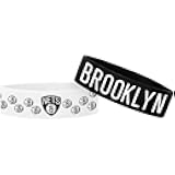 FOCO Unisex-Adult NBA Team Logo 2 Pack Bulk Bandz Bracelets