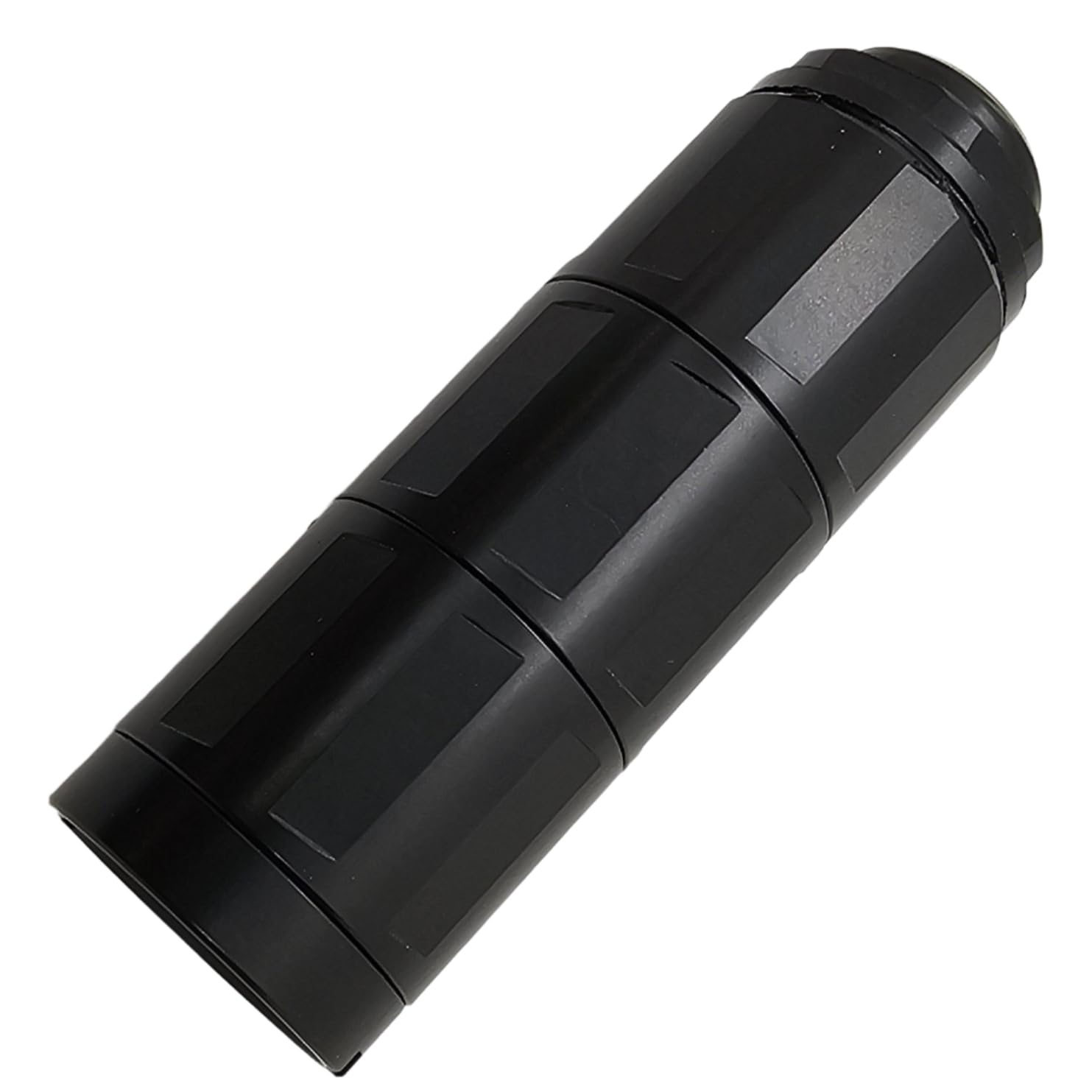 Modular CNC Threaded 1/2x28 Enhancement Device Adapter for Precision Alignment - Oxide Black Finish, 3.8