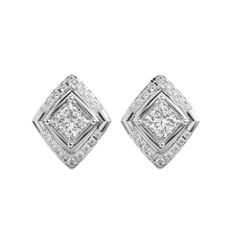 Clous d'oreilles Barfi en argent 925 doré d'une brillance d'exception