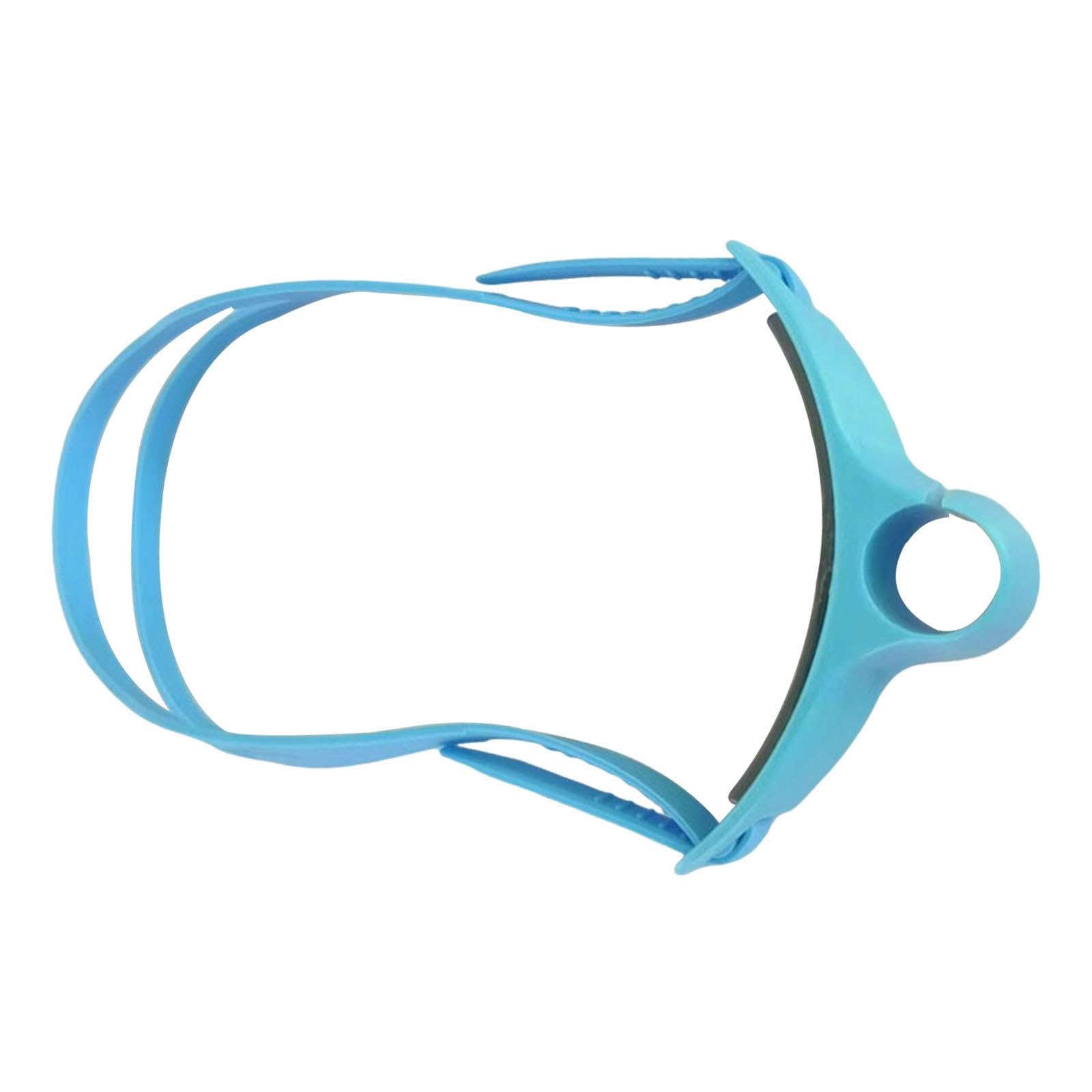 Snorkel Head Strap for Kids And Adults with Breathing Tube, Light Blue