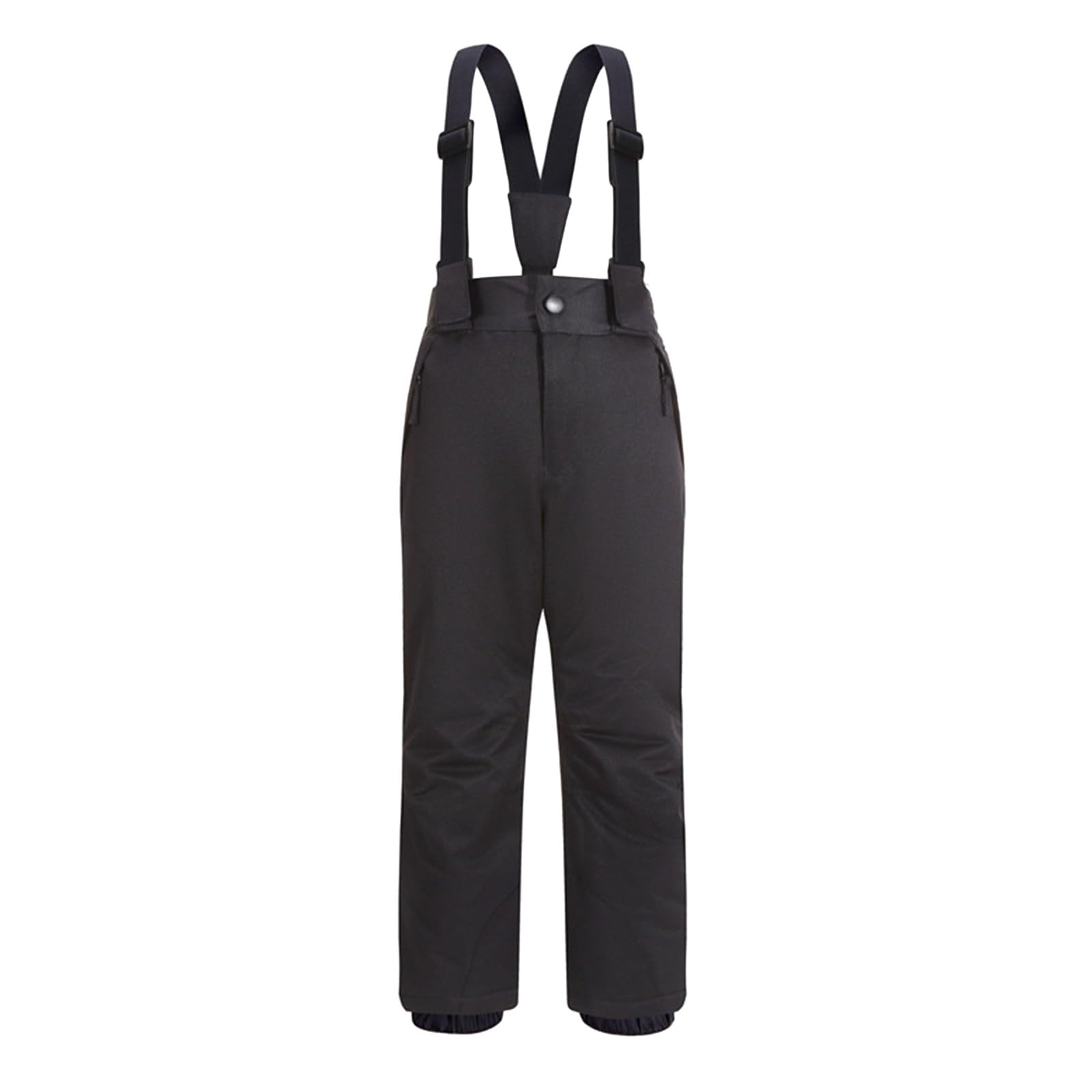 Skihose Kinder Unisex Skihose Snowboardhose Schneehose Kinder Funktionshose mit Abzippbarem Latz und Kantenschutz Winterhose Thermohose Softshellhose Hosenträger 2-17Jahre