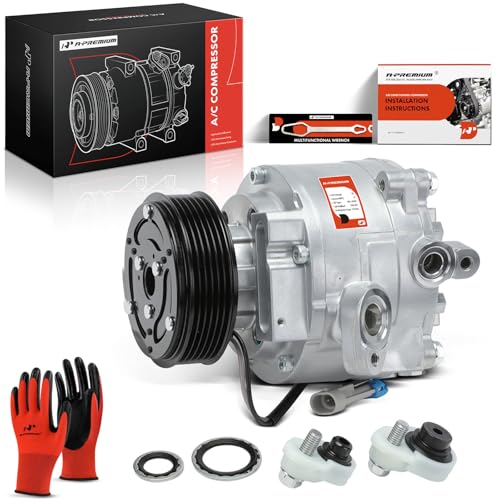A-Premium AC Compressor and A/C Clutch Compatible with Chevrolet Sonic 1.8L 201-2018
