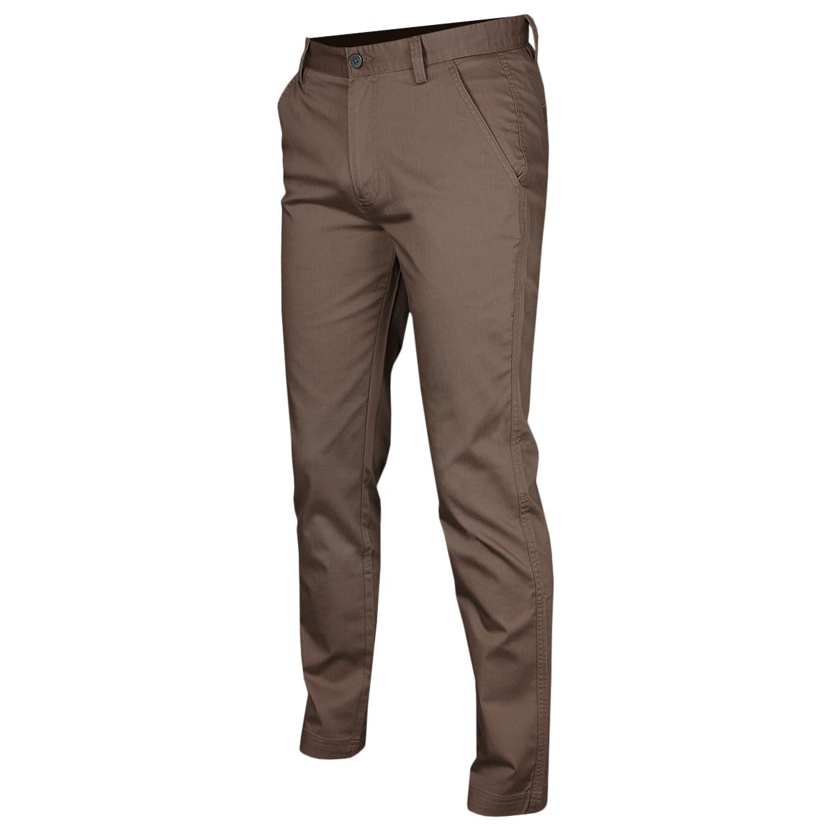 Calvin Klein Mens Campus Chino Wicking Stretch Trousers - Mink - 40L