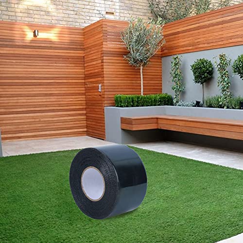 LANTRO JS Kunstrasen Klebeband, Kunstrasen-Nähband, extra starkes doppelseitigesTeppichband, Hochviskoses Selbstklebeband für Rasen, grüne Wiese, 50mm x 5m