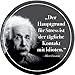 schilderkreis24 – Lustiger Albert Einstein Spruch Zitat “Hauptgrund für Stress“ Magnet Deko Kühlschrankmagnet Küche Geschenkidee Geburtstag Weihnachten 8x8 cm