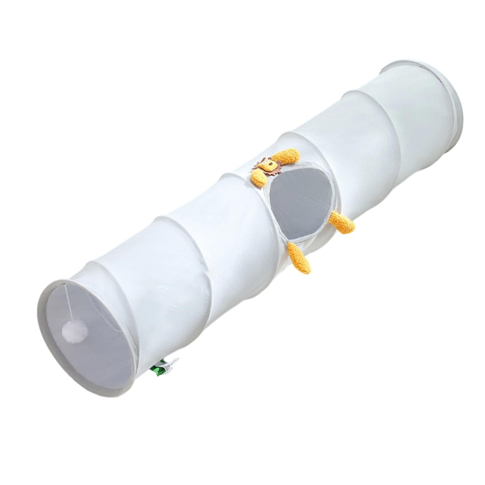 Tunnel pour chat interactif et pliable avec trou d'observation central