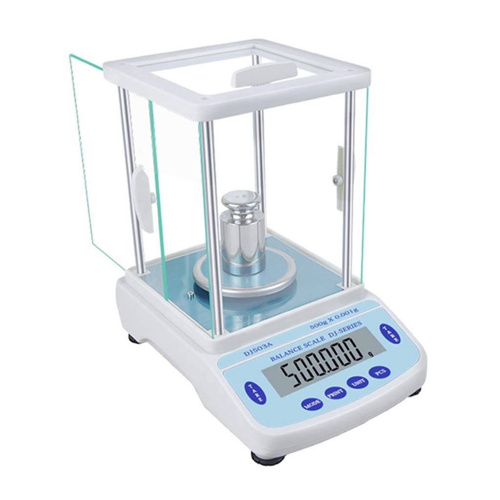 icVantA 0.001g Electronic Analytical Balance 120g 220g 320g 520g Precision Lab Scale with Windshield RS232 Interface LCD Display Home?520g/0.001g