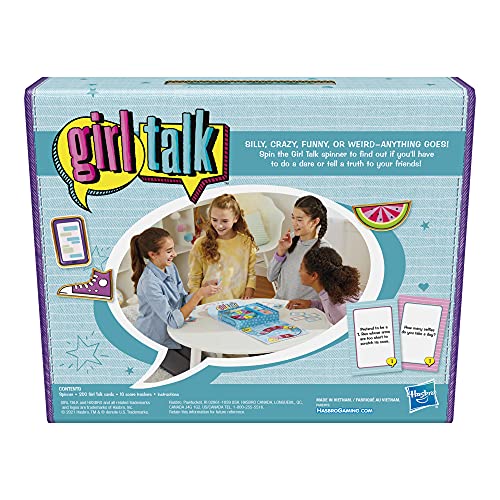 Hasbro Gaming Girl Talk Truth Or Dare  Board Game For Teens And Tweens, Inspired By The Original 1980S Edition, Ages 10 And Up, For 2-10 Players #TOP3