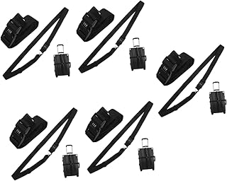 NOLITOY 5 Peças Alça De Bagagem Cruzada Cinto De Bagagem Alça Resistente Envoltório De Bagagem Alças De Bagagem Para Malas Fixação Bagagem Alça De Mala De Viagem Oxford Pano Mochila Saco