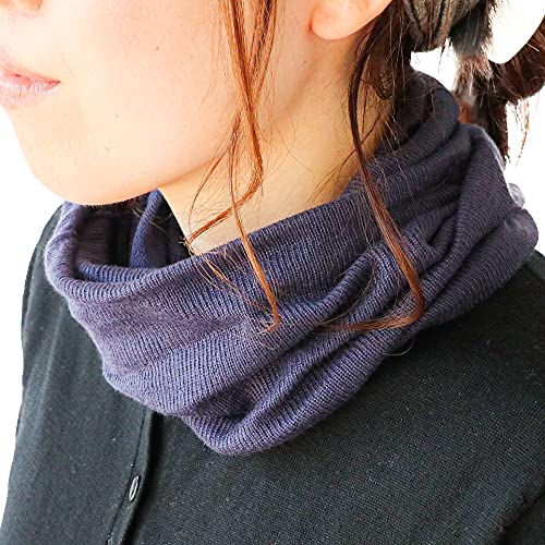 Kinuya Extra Warm Silk 100% Neck Warmer Thermal Neck Gaiter Made in Japan