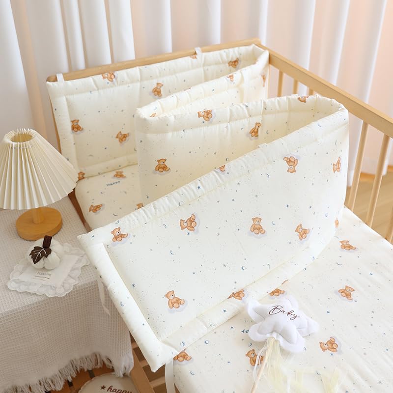 RZYW Anticolisión para Cama Protección Cama Trenza Diseño Portátil Dispositivo De Fijación Seguro Protección Integral para Evitar Colisiones,P8,240X30cm