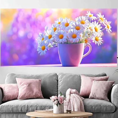Peinture Diamant Fleur Adulte 80x160cm pour Rompre l'Ennui avec un Grand Kit 5D