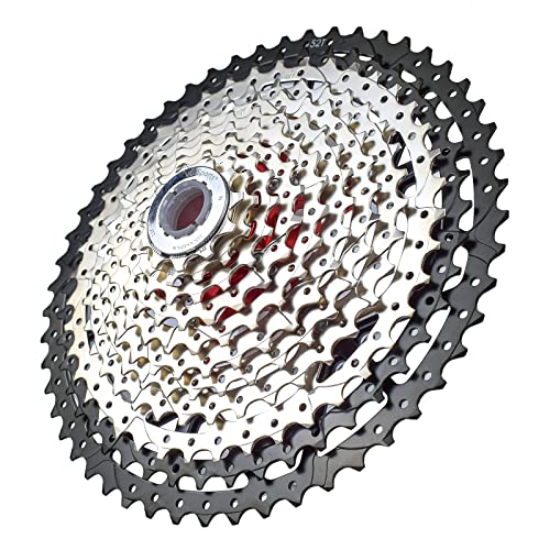 VG SPORTS 8/9/10/11/12 Speed Ultra-Light Bike Cassette for Mountain Bike 11-40T/11-42T/11-46T/11-50T/11-52T MTB Cassette Lightweight Aluminum Bracket Cassette