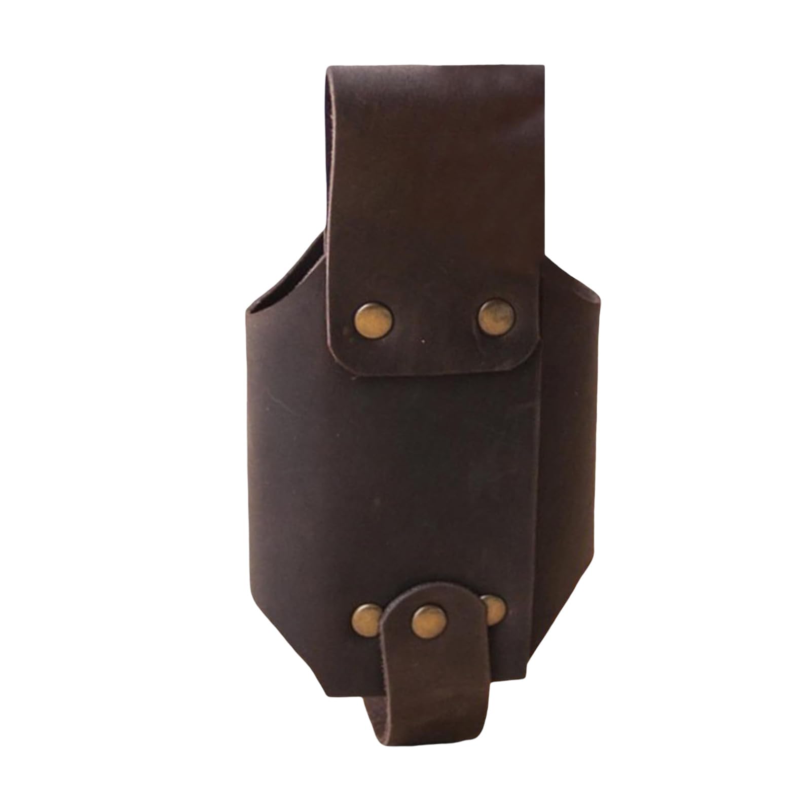 ApexPine PU Leather Beer Holster for Belt Camping BBQ Outdoor Use