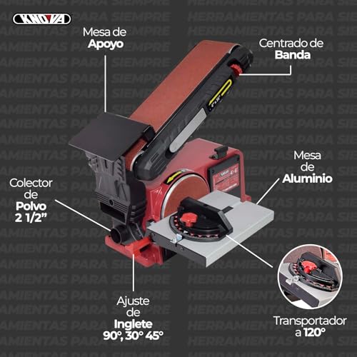 Lijadora de banda y disco Truper 18 lijadora de banda y disco truper marca Knova (3)