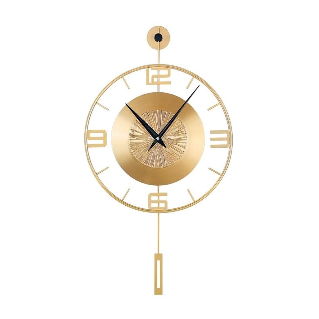 GFHTRELY Wall Clock Cafe Clock Wall Clock Living Room Silent Art Quartz Clock Modern Home Simple Creative Clock Clock