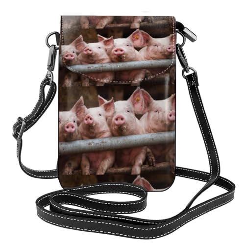 Porte-téléphone femme Cochon pour voyager léger avec vos cartes de crédit