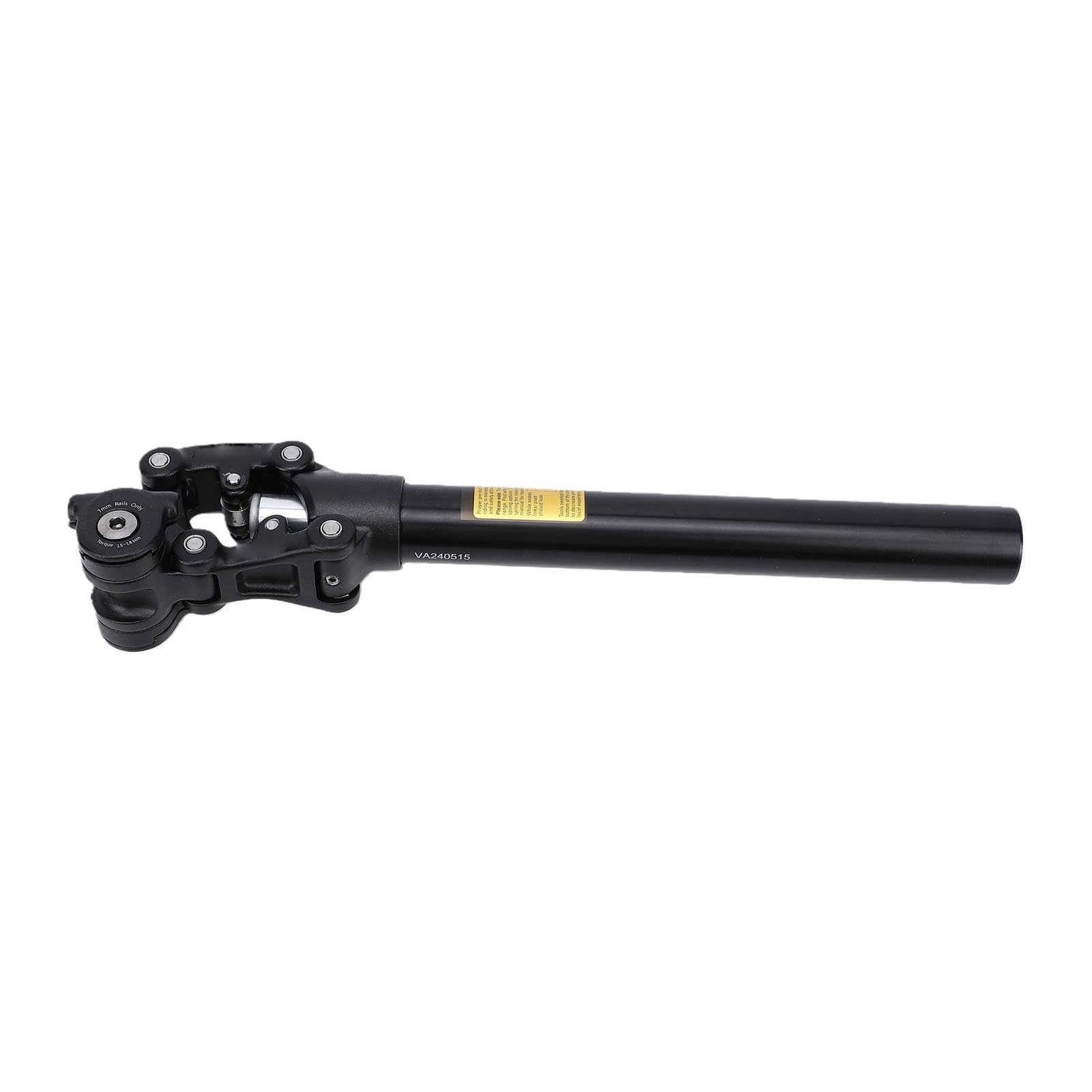 Funien 30,9 Mm Gefederte Sattelstütze, 30,9 Mm Fahrrad-Sattelstütze, Stoßdämpfende, Aluminiumlegierung und Stahl, Leichte Klemmkonstruktion mit