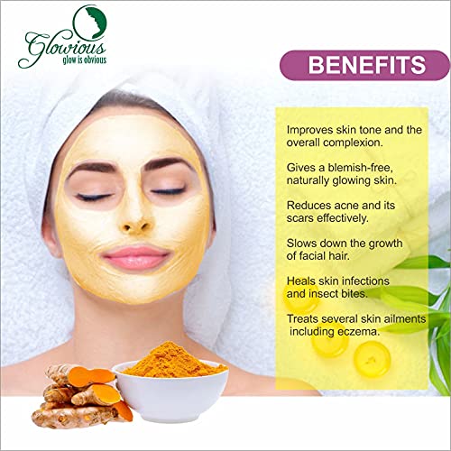 Image of Combo Pack of 3 Pure & Natural, Multani Mitti Powder, Kasturi Turmeric Powder & Lemon Peel Powder For Face & Skin, 150gms(50gX3)