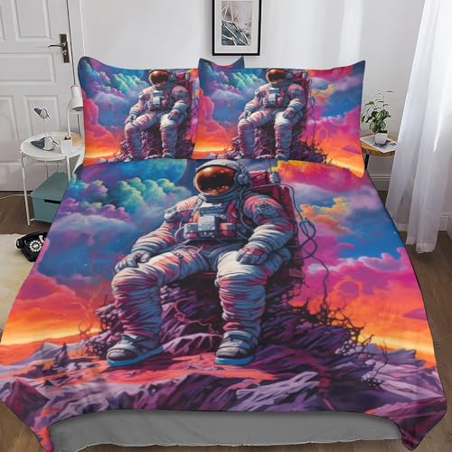 Parure de lit 3D galaxie pour remplacer les draps ternes par un décor spatial unique - 2