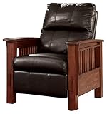 Ashley Furniture Signature Design - Santa Fe Recliner - Manual Reclining Chair - Chocolate Brown