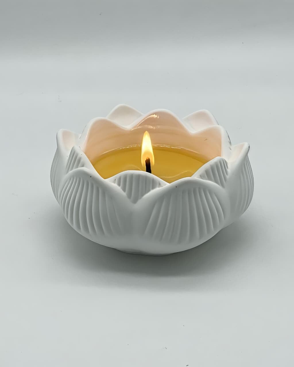 Padma Glow Candle Lotus Shape Designer Wax Light for Decoration | Elegant Decorative Accent for Home Use & Gifting | Premium Table Centerpiece Candle Light with Cotton Wick-image-25