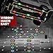 16 Pods Five Sided RGB Rock Lights for Trucks Jeep UTV SUV ATV Golf Cart, Multi Chasing Color App/Remote Control Led Rock Lights with Music Mode, Waterproof Exterior Underglow Kits for Cars