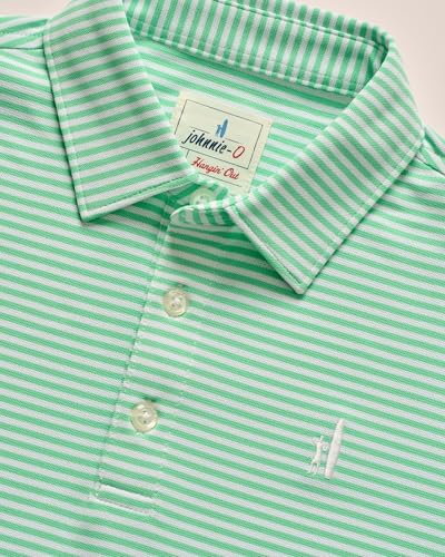 johnnie-O Performance Mesh Jr. Polo - Hunter Stripe2