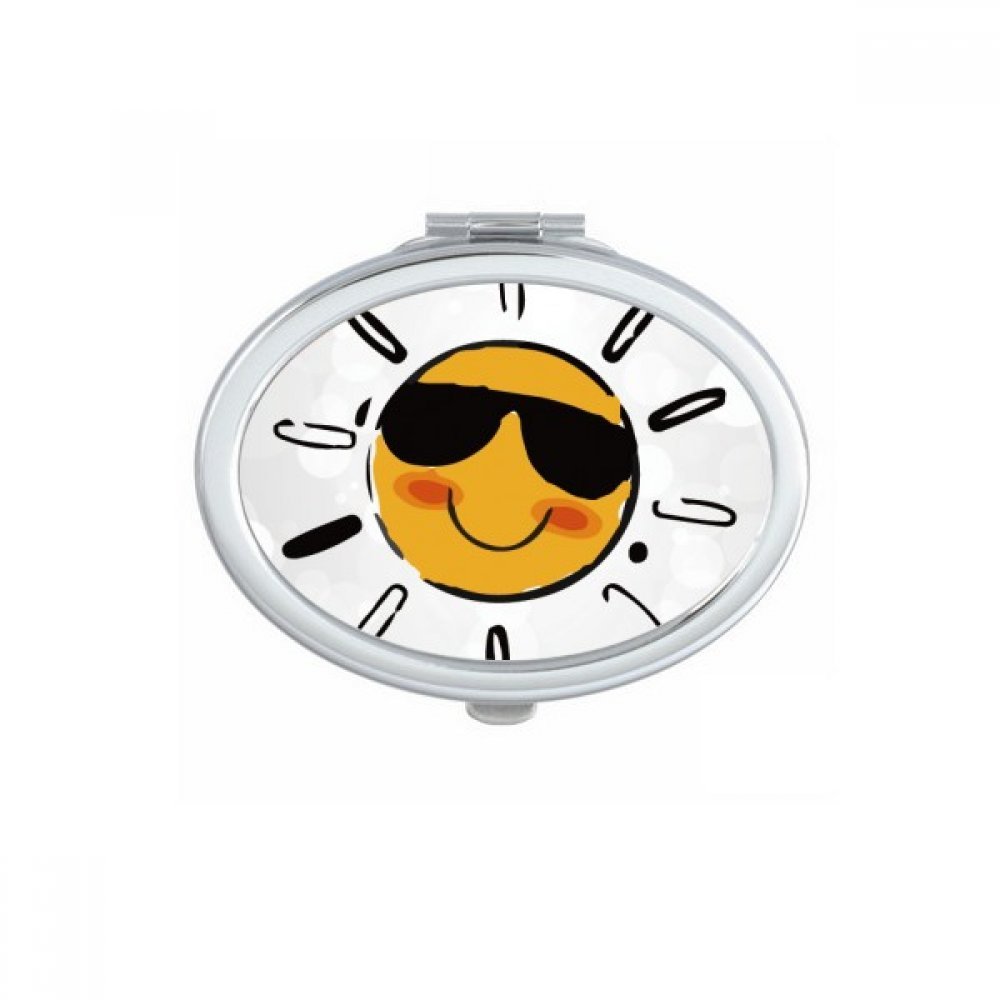 Miroir de poche météo foudre nuage cadeau mignon pour anniversaire et fêtes