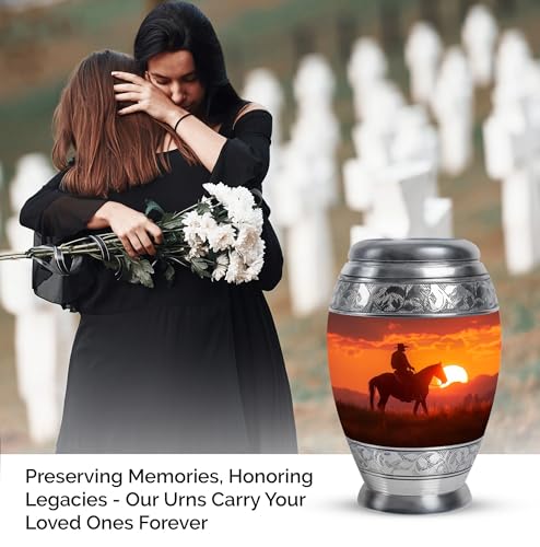 Image of Cowboy Urn - Mini Urn - Ashes Holder - Urns for Cremation Ashes - Cremation Urns for Male- (3 inch Pack of 4)