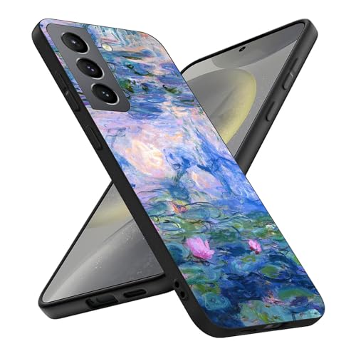 Coque Samsung S24 antichoc en TPU souple artistique et vintage