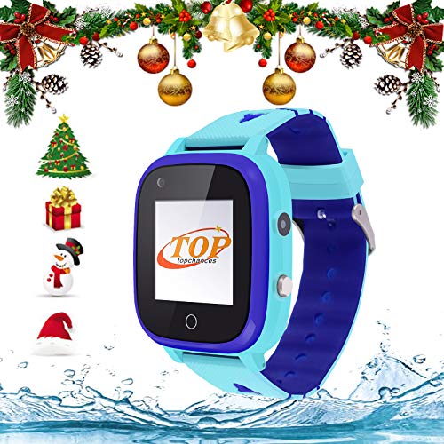 4G Smart Watch IP67 Waterproof Kids GPS Watch LBS Tracker Wrist Children's Smartwatch 1.3 Touchscreen with SOS Flashlight Two Way Call Voice Chat Alarm Camera,Birthday Daily Gifts for 3-12Y