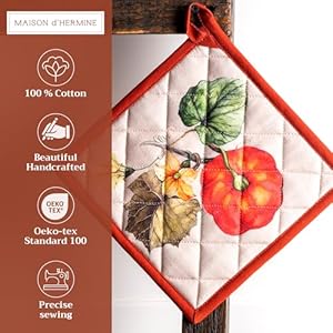 Maisondherminepotholder100cottonsetof28inchx8inchwithloopheatresistanthotpadsbbqcookinggrillingmicrowavebarbequepotironthanksgivingchristmas Urban Country Home Decor Maison d hermine pot holder 100 cotton set of 2 8 inch x 8 inch with loop heat resistant hot pads bbq cooking grilling microwave barbeque potiron thanksgivingchristmas urban country home decor