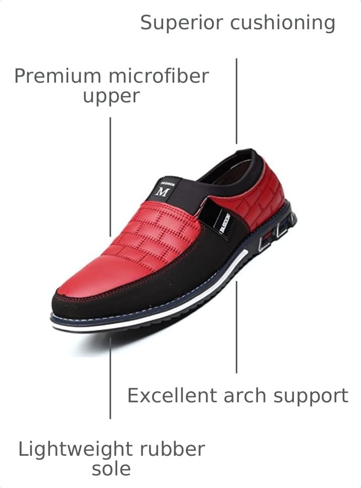 Image of COSIDRAM Mens Casual Shoes Dress Sneakers Loafers Comfort Walking Shoes