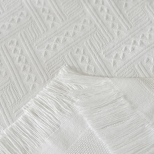Nappe en coton et lin lavable de qualité supérieure pour table Noël - 6