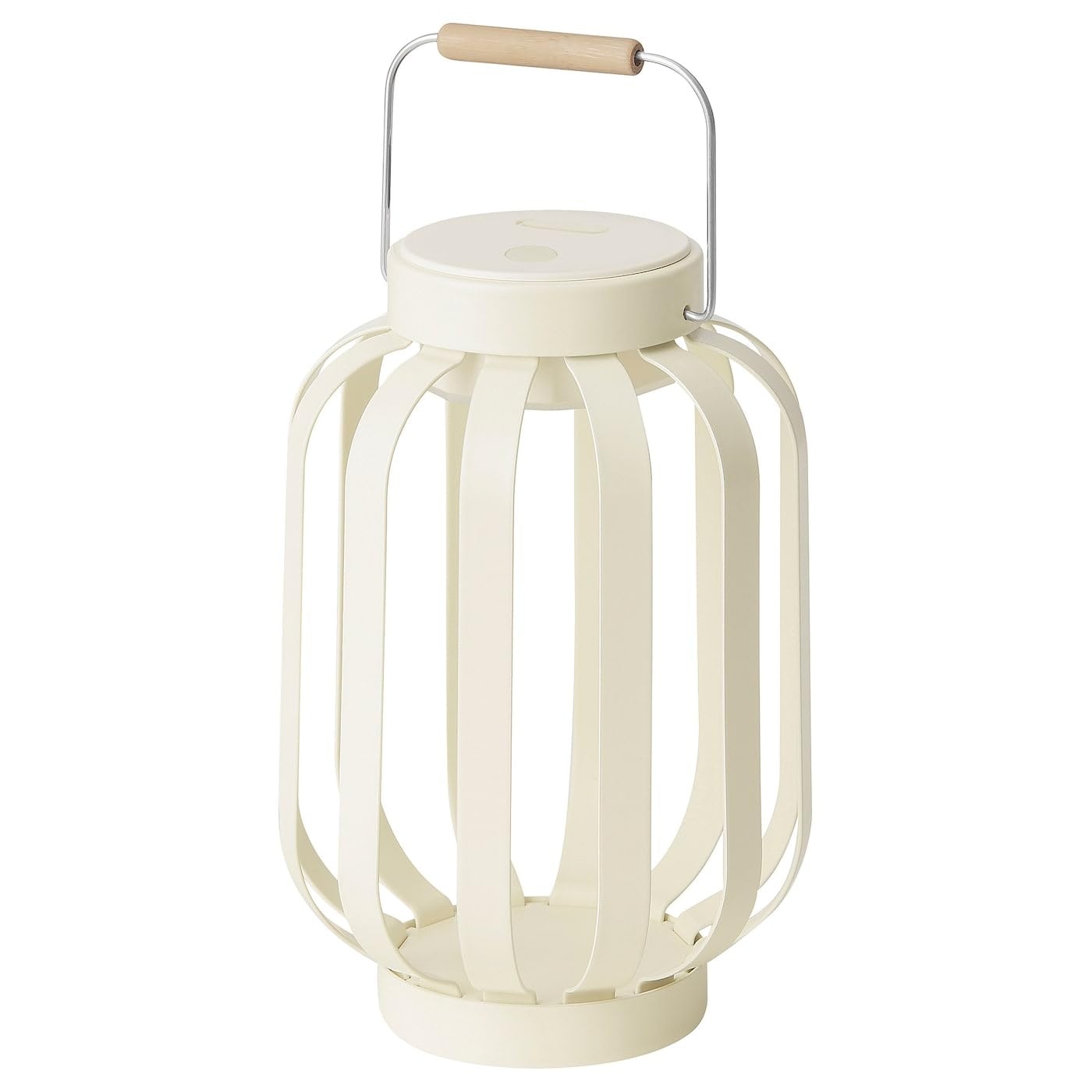 Ikea SOMMARLÅNKE LED Decorative Table lamp, Battery-Operated Outdoor/Beige Stripe, 17 cm-image-18