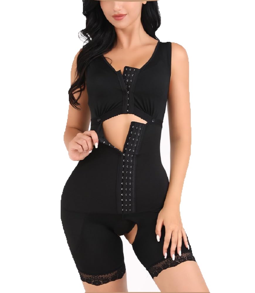 GenericShapewear for Women Tummy Control Full Bodysuit Waist Trainer Post Compression Garment