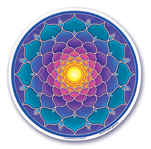 Mandala Arts Colorful Decal Window Sticker - 4.5
