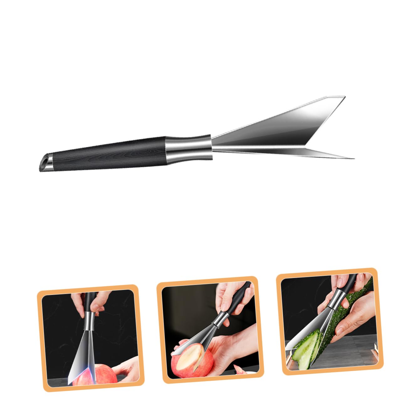 OFFSCH Fruit Carving Cutter Multi Purpose Kitchen Shaping Tool for Household Restaurant Use for Slicing Fruits Vegetables Food Cutter