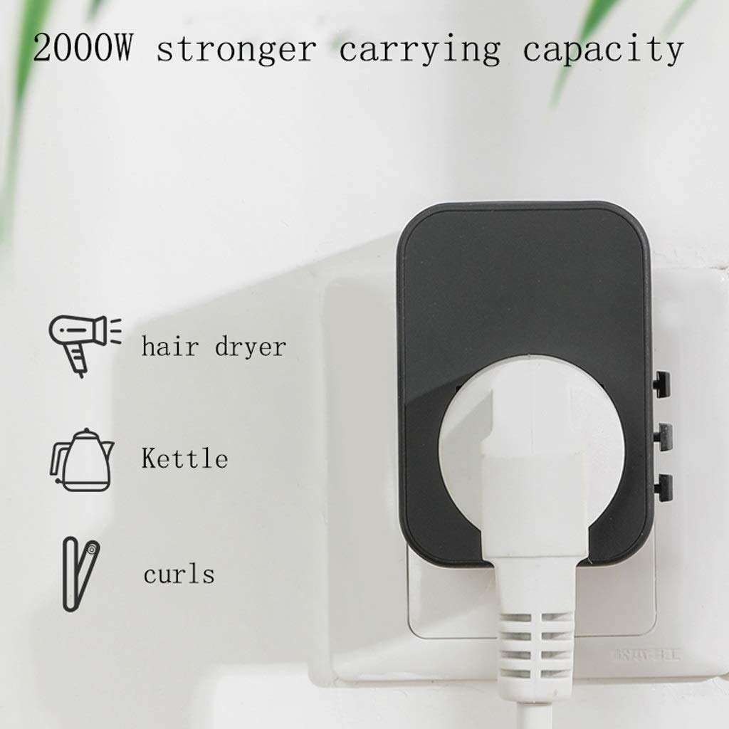 Gniazdo międzynarodowe przetwornice International Plug Converter, Universal Usb. Converter Socket, International Plug Converter Blisko, adapter wtyczki zasilania (Color : D)